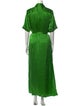 L'Agence Silk Long Dress