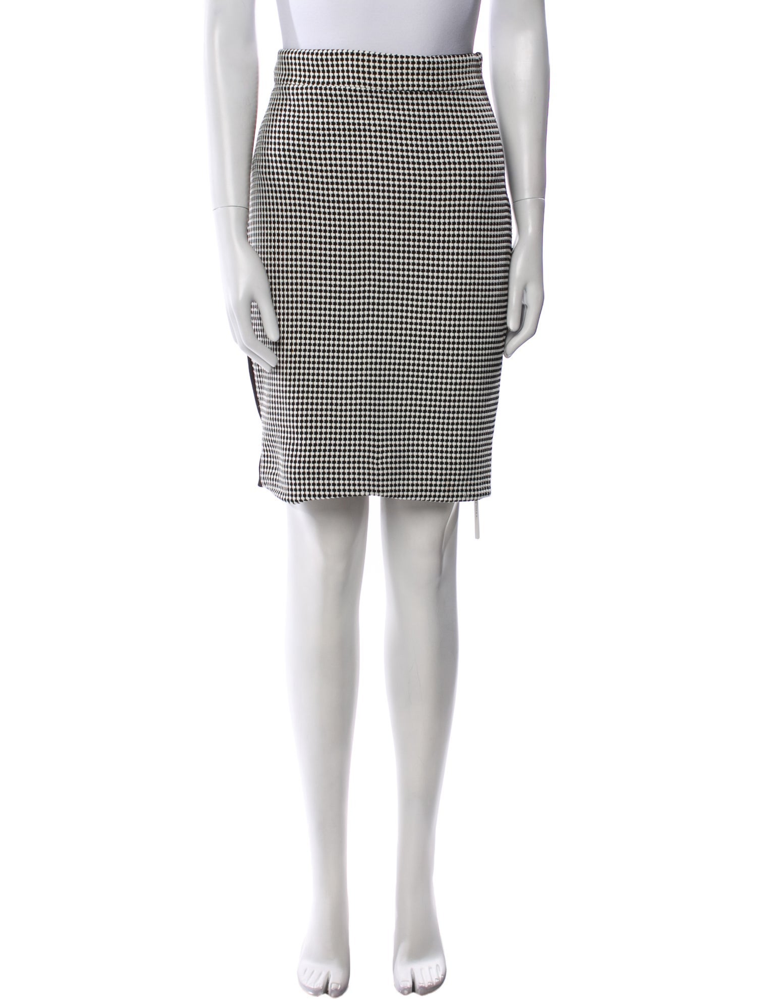 L'Agence Printed Knee-Length Skirt