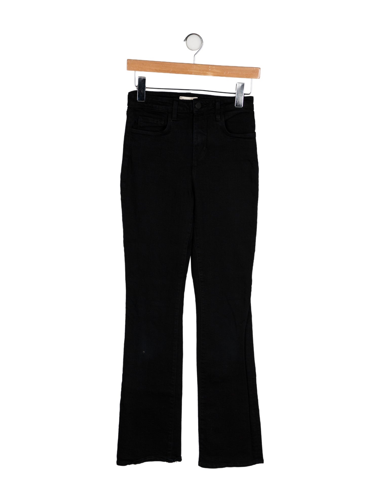 L'Agence Mid-Rise Straight Leg Jeans