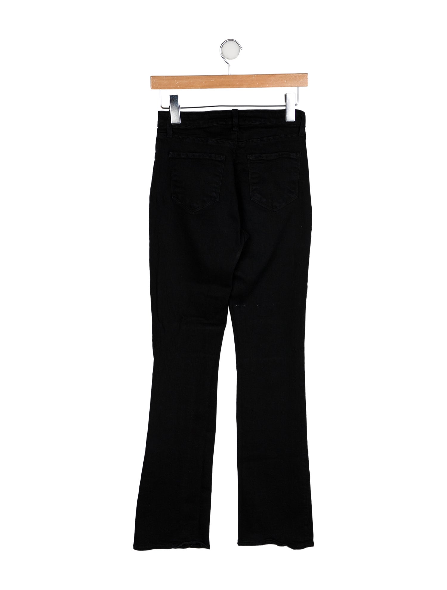 L'Agence Mid-Rise Straight Leg Jeans