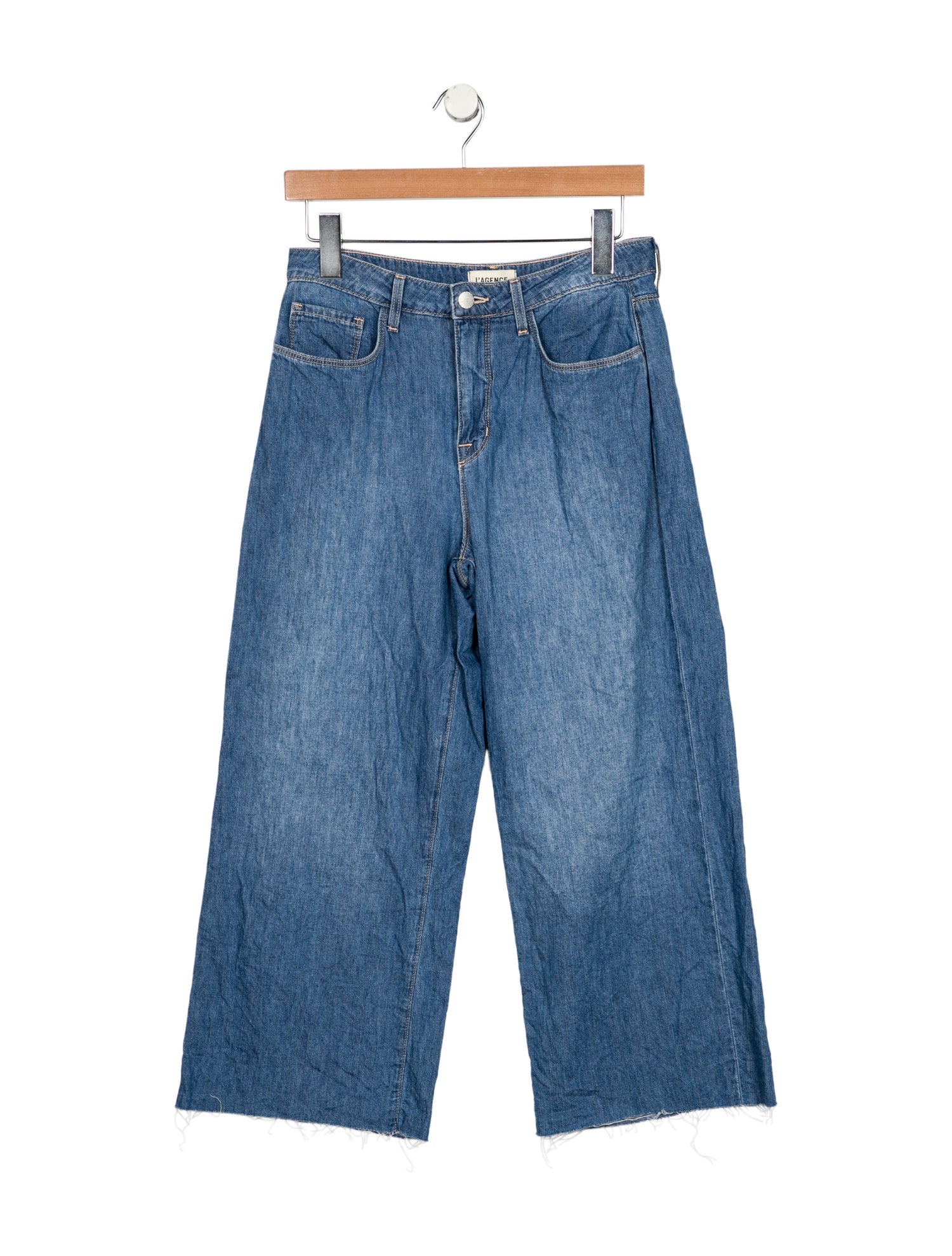 L'Agence Mid-Rise Straight Leg Jeans