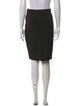 L'Agence Pleated Accents Knee-Length Skirt