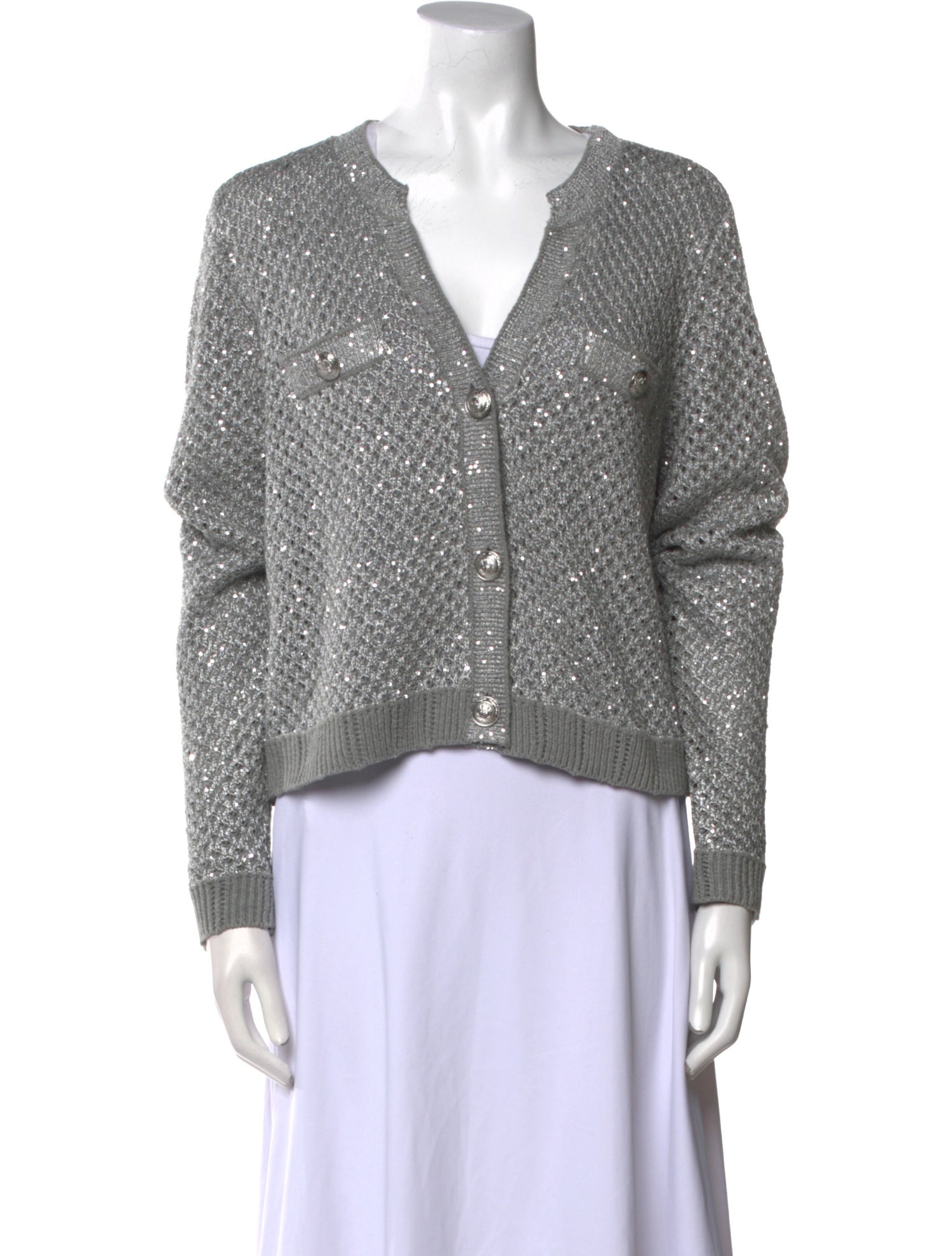 L'Agence V-Neck Sweater