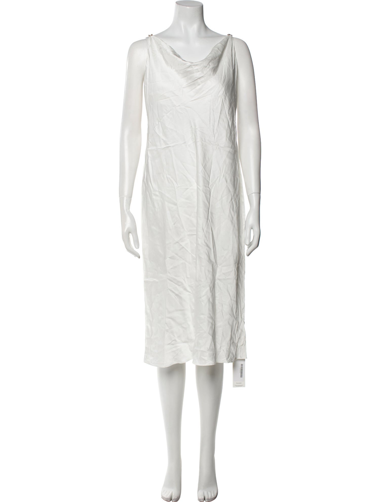 L'Agence Cowl Neck Knee-Length Dress