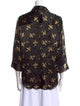 L'Agence Silk Printed Blouse