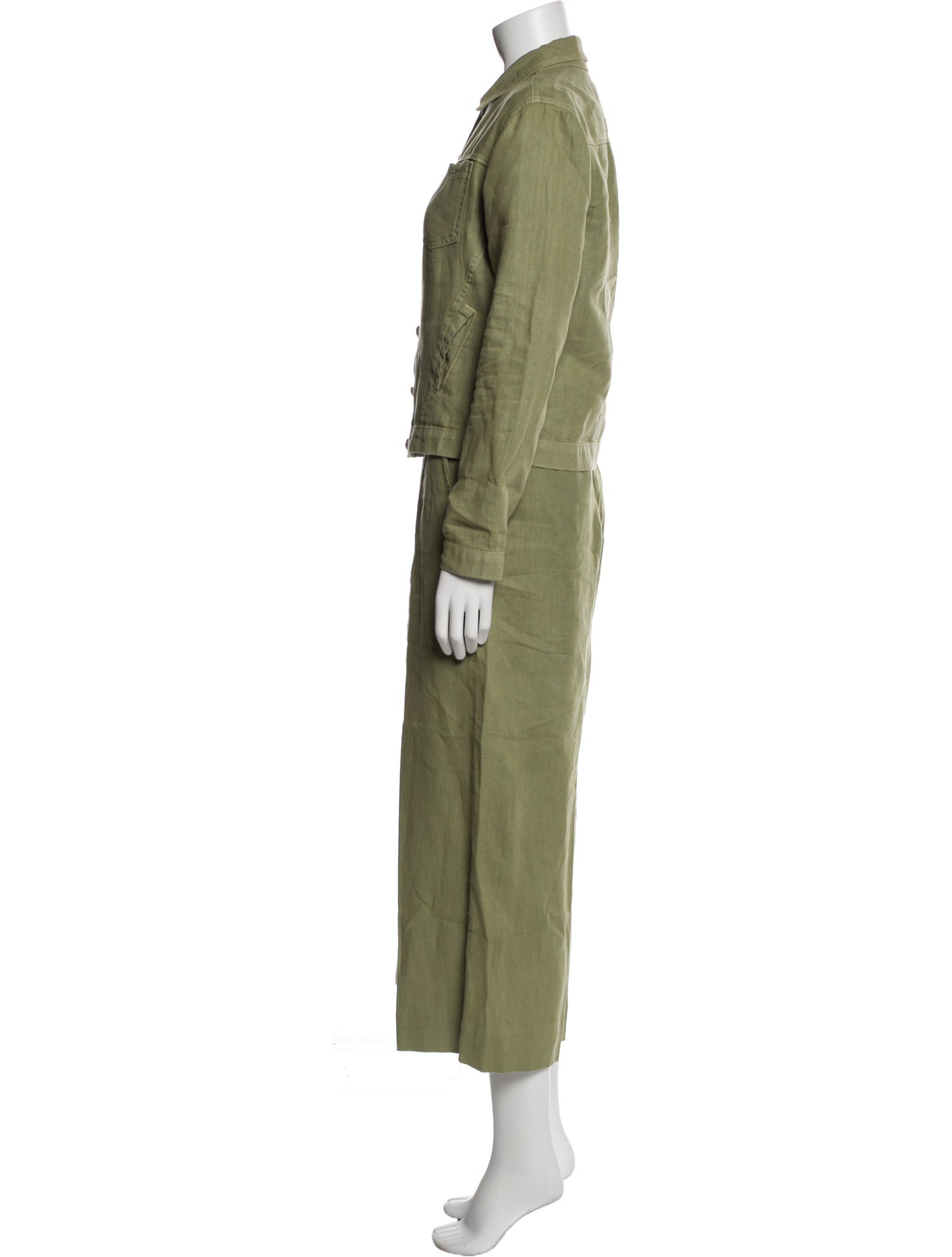 L'Agence Linen Pant Set