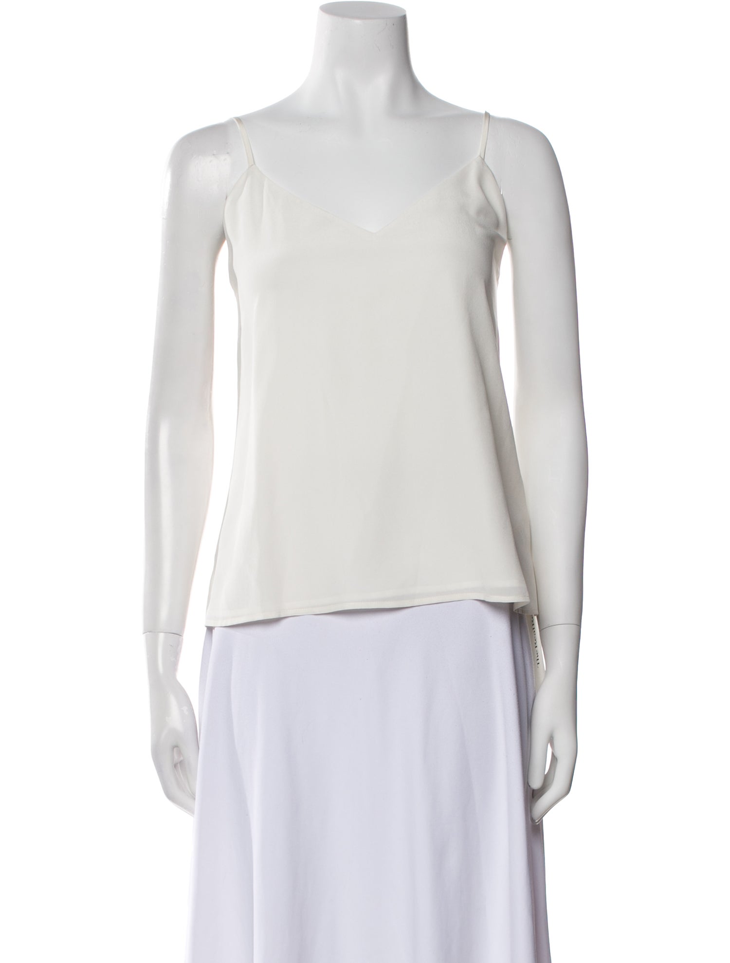 L'Agence Silk V-Neck Top w/ Tags