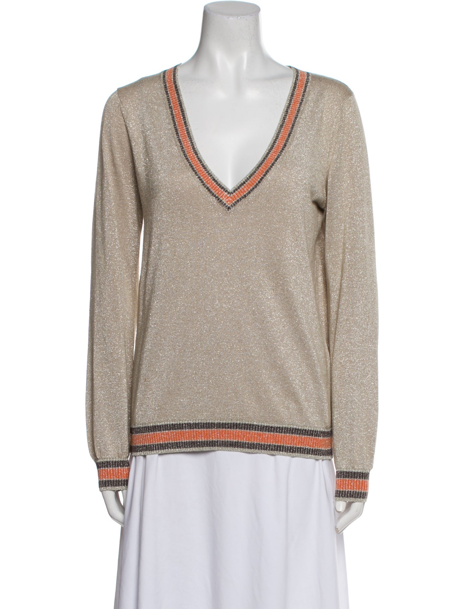 L'Agence V-Neck Sweater