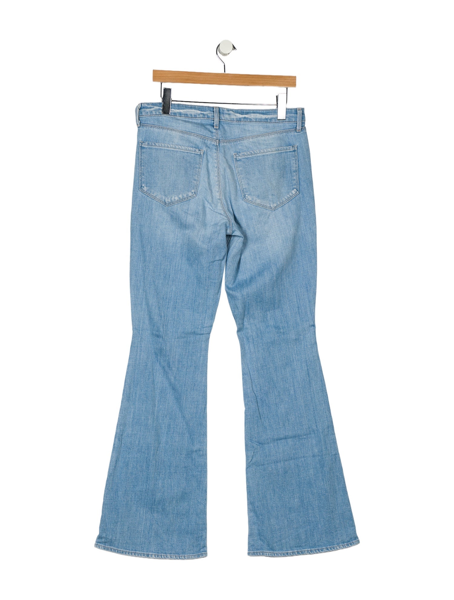 L'Agence Mid-Rise Wide Leg Jeans
