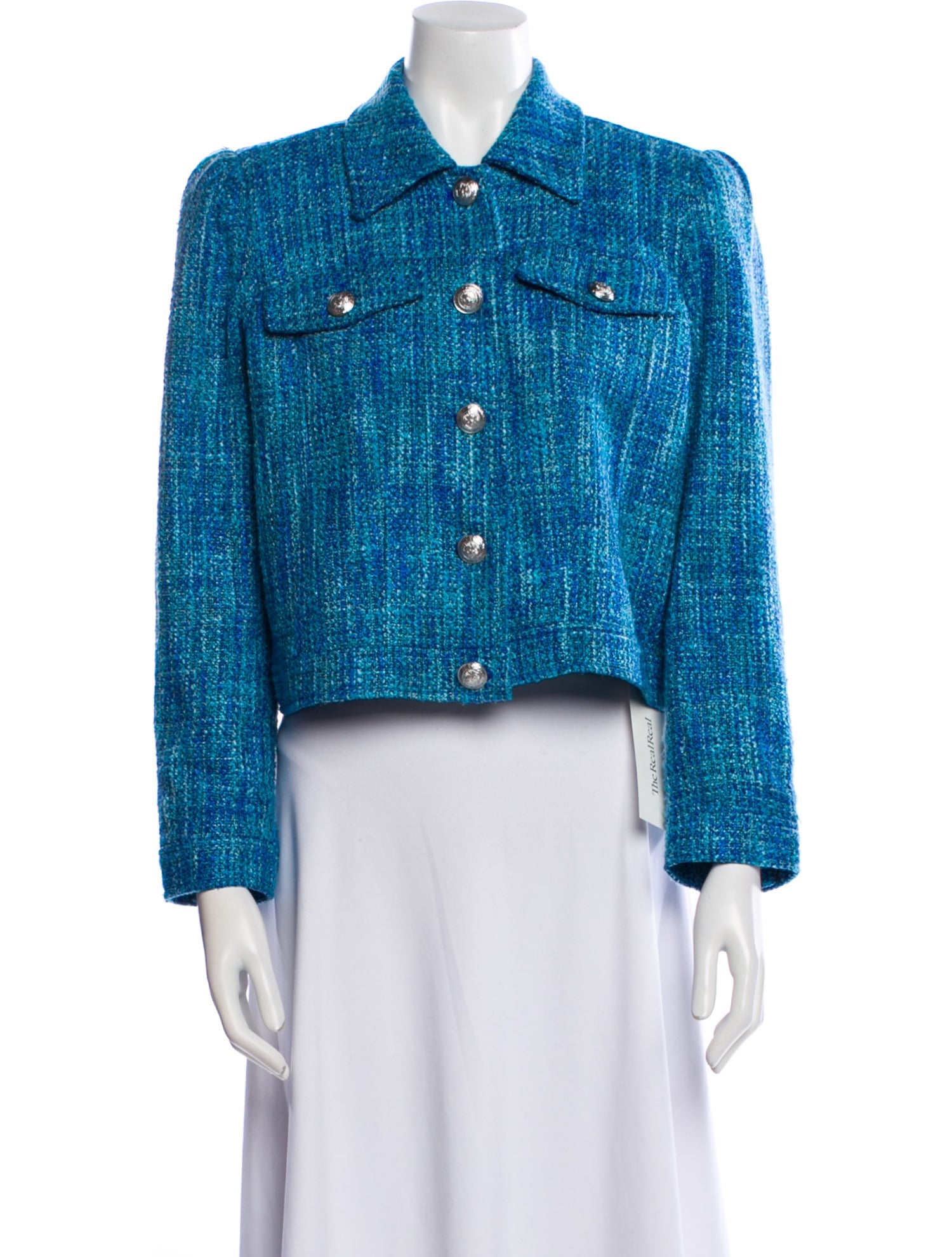L'Agence Tweed Pattern Jacket