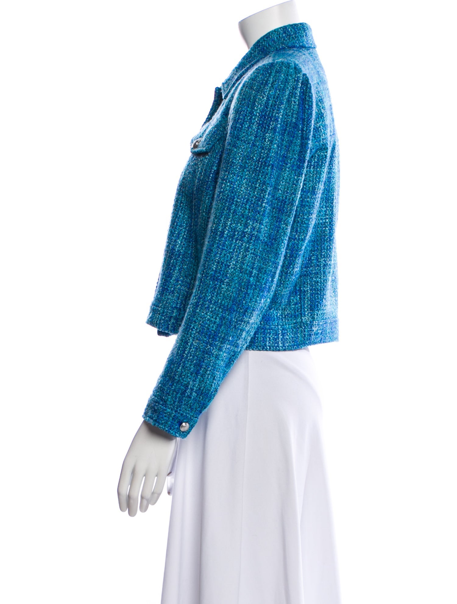 L'Agence Tweed Pattern Jacket