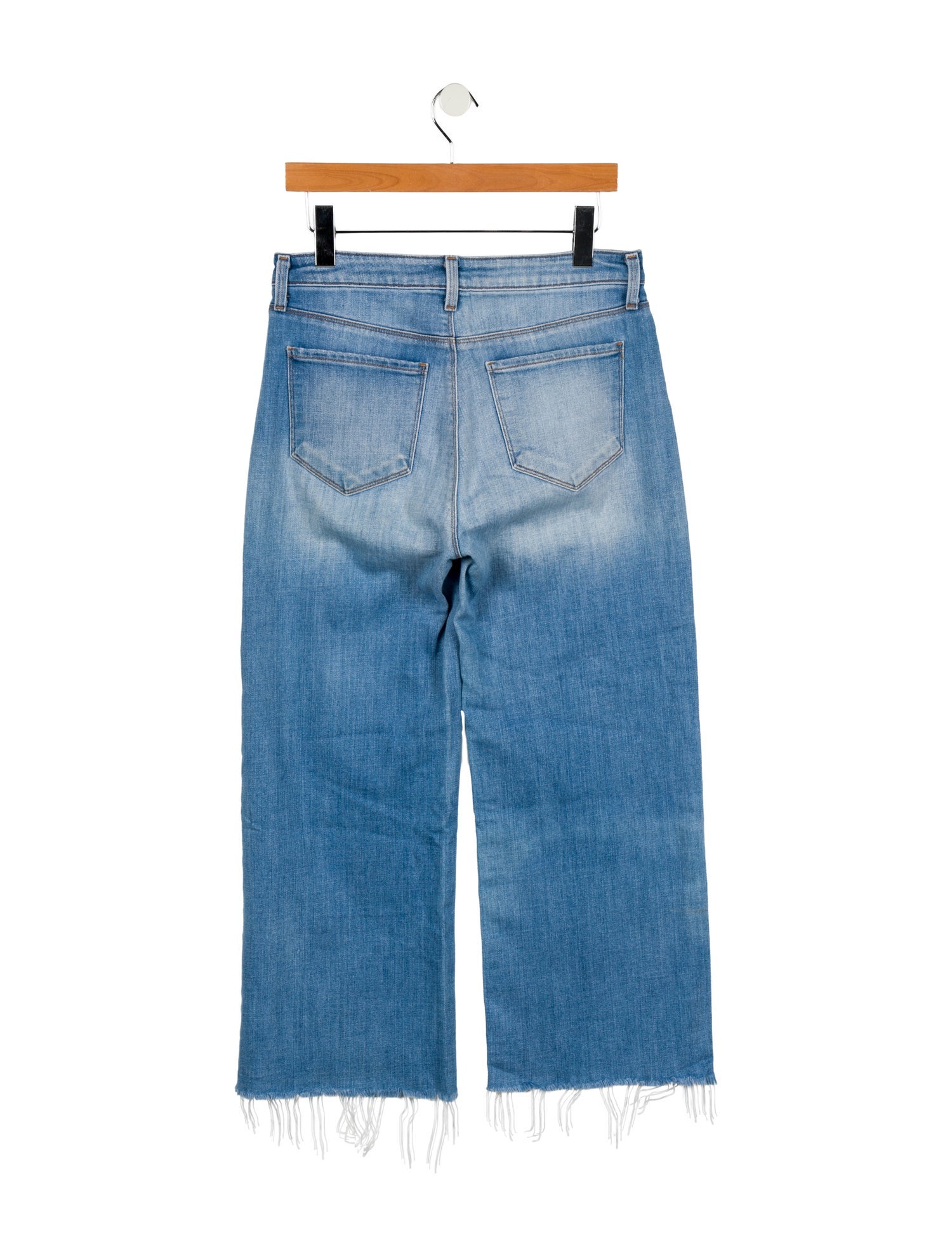 L'Agence Mid-Rise Wide Leg Jeans