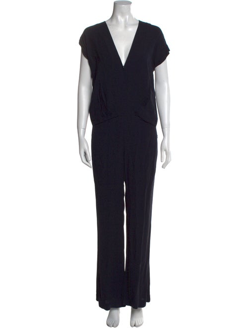 L'Agence Plunge Neckline Jumpsuit