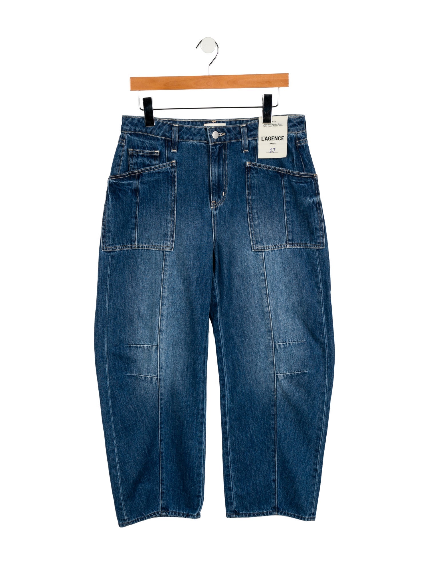 L'Agence High-Rise Wide Leg Jeans