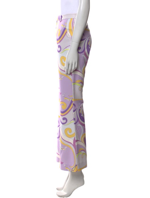 L'Agence Printed Wide Leg Pants