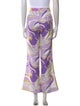 L'Agence Printed Wide Leg Pants