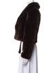 L'Agence Faux Fur Jacket