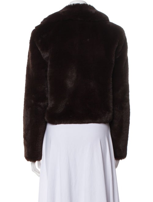 L'Agence Faux Fur Jacket