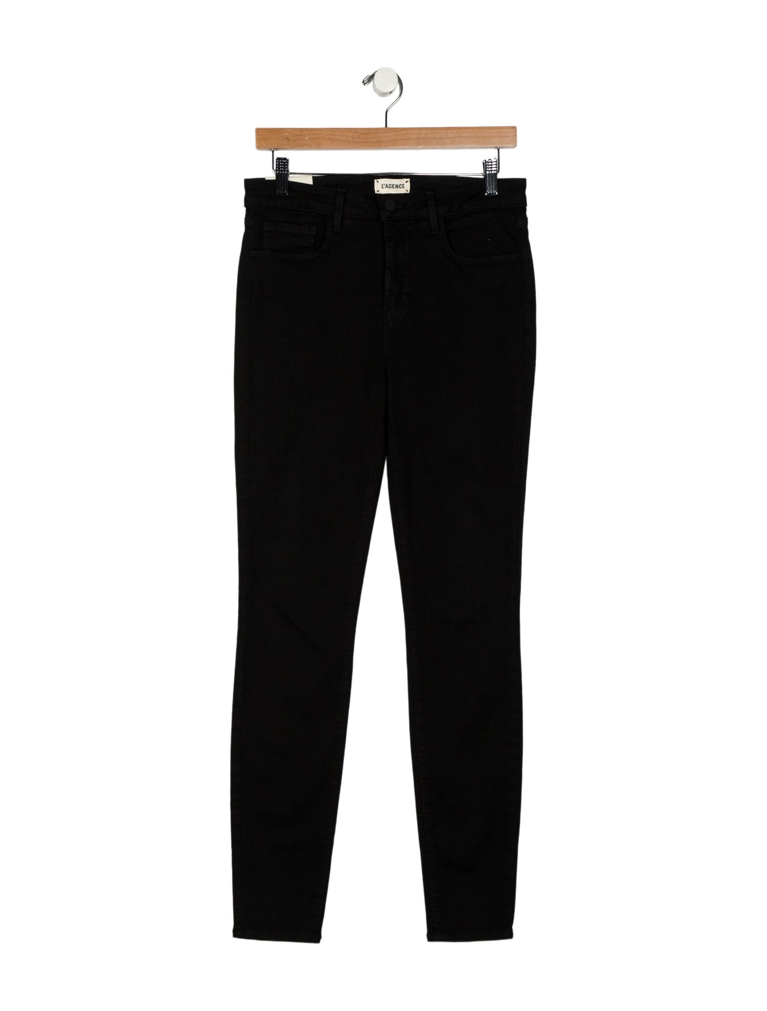 L'Agence High-Rise Straight Leg Jeans