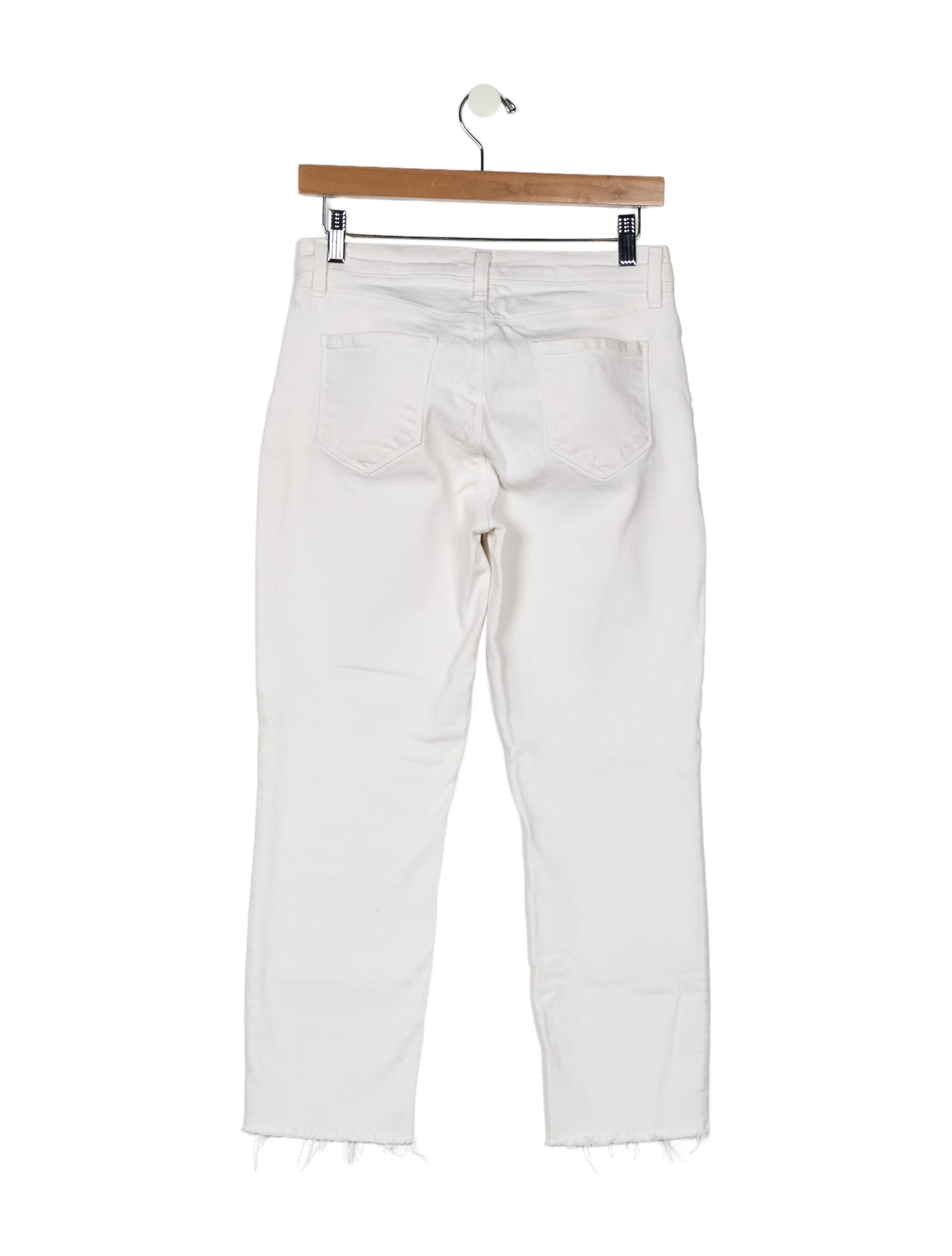 L'Agence Mid-Rise Straight Leg Jeans