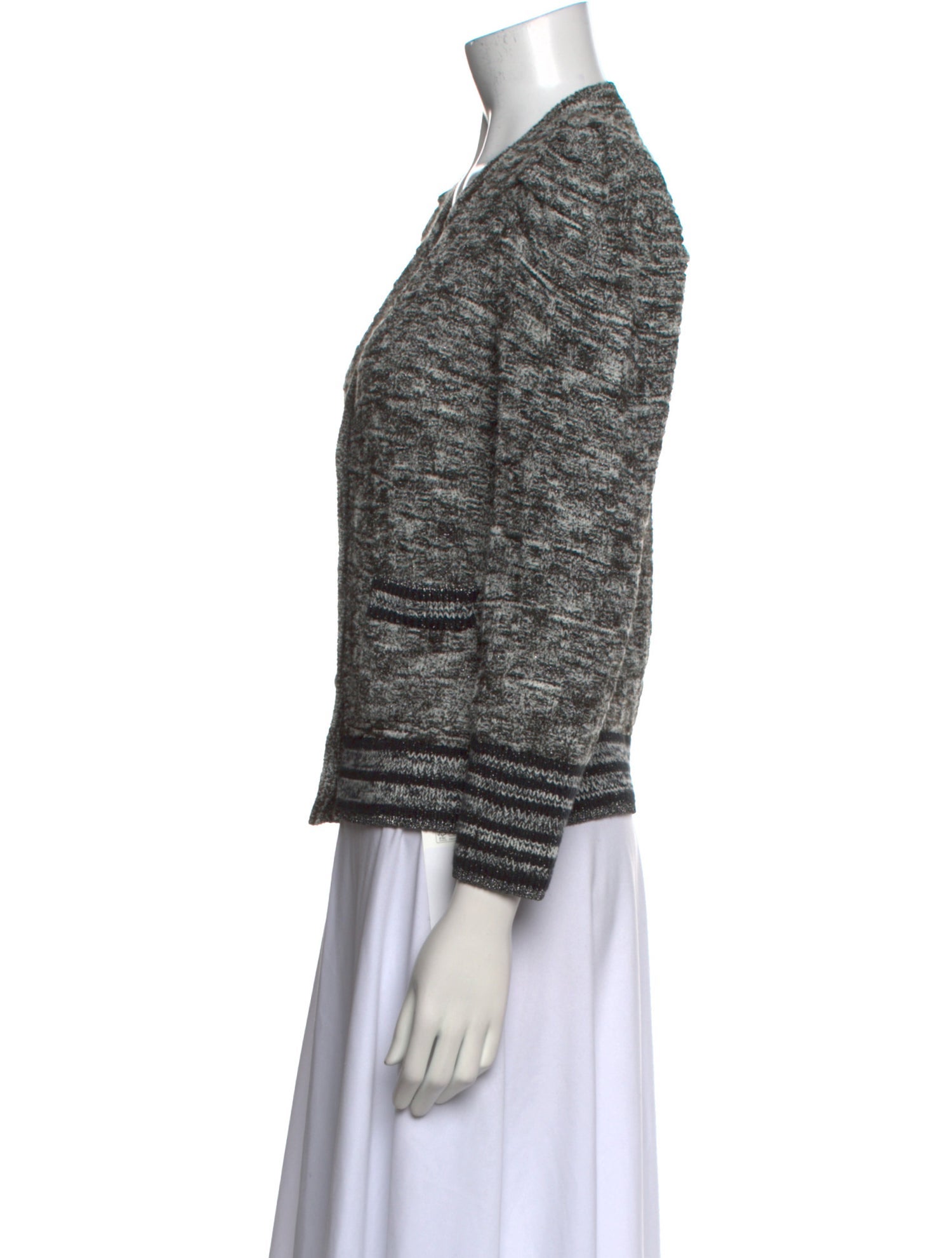 L'Agence Nylon Printed Sweater