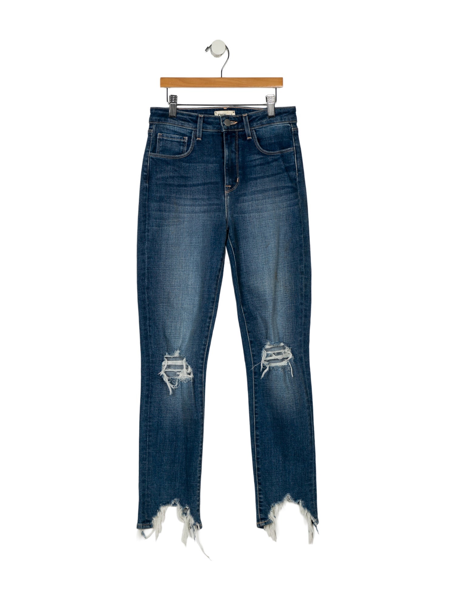 L'Agence High-Rise Straight Leg Jeans