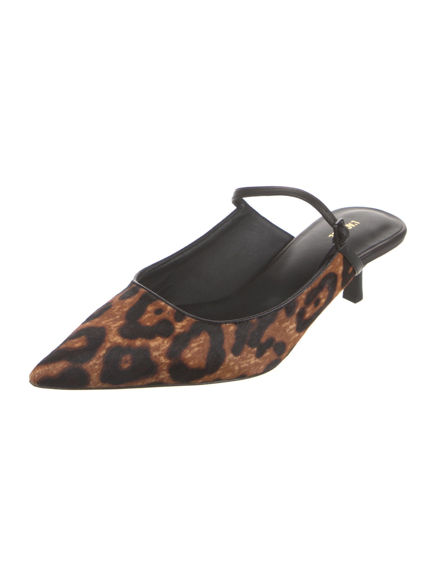 L'Agence Ponyhair Printed Mules w/ Tags
