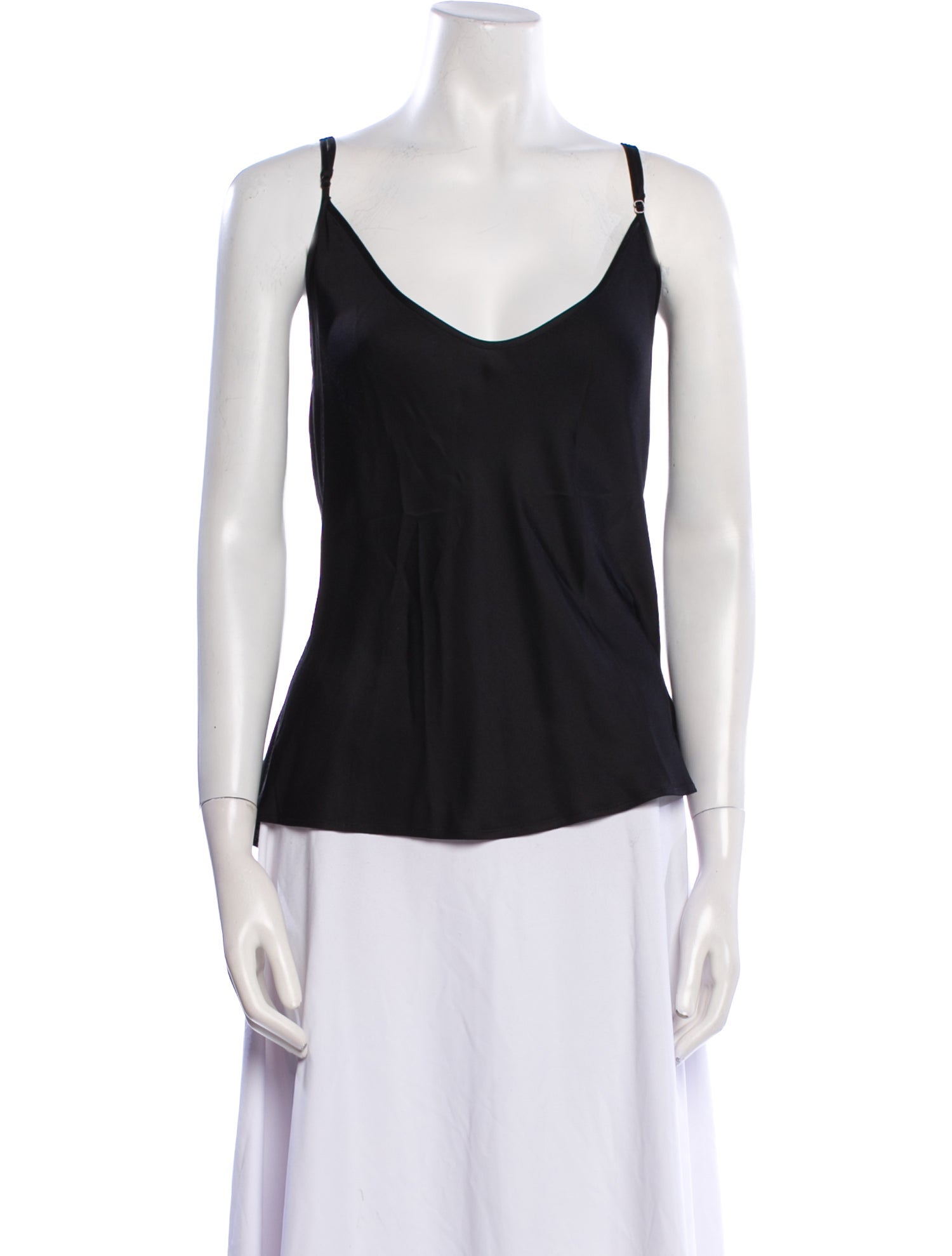 L'Agence V-Neck Sleeveless Top