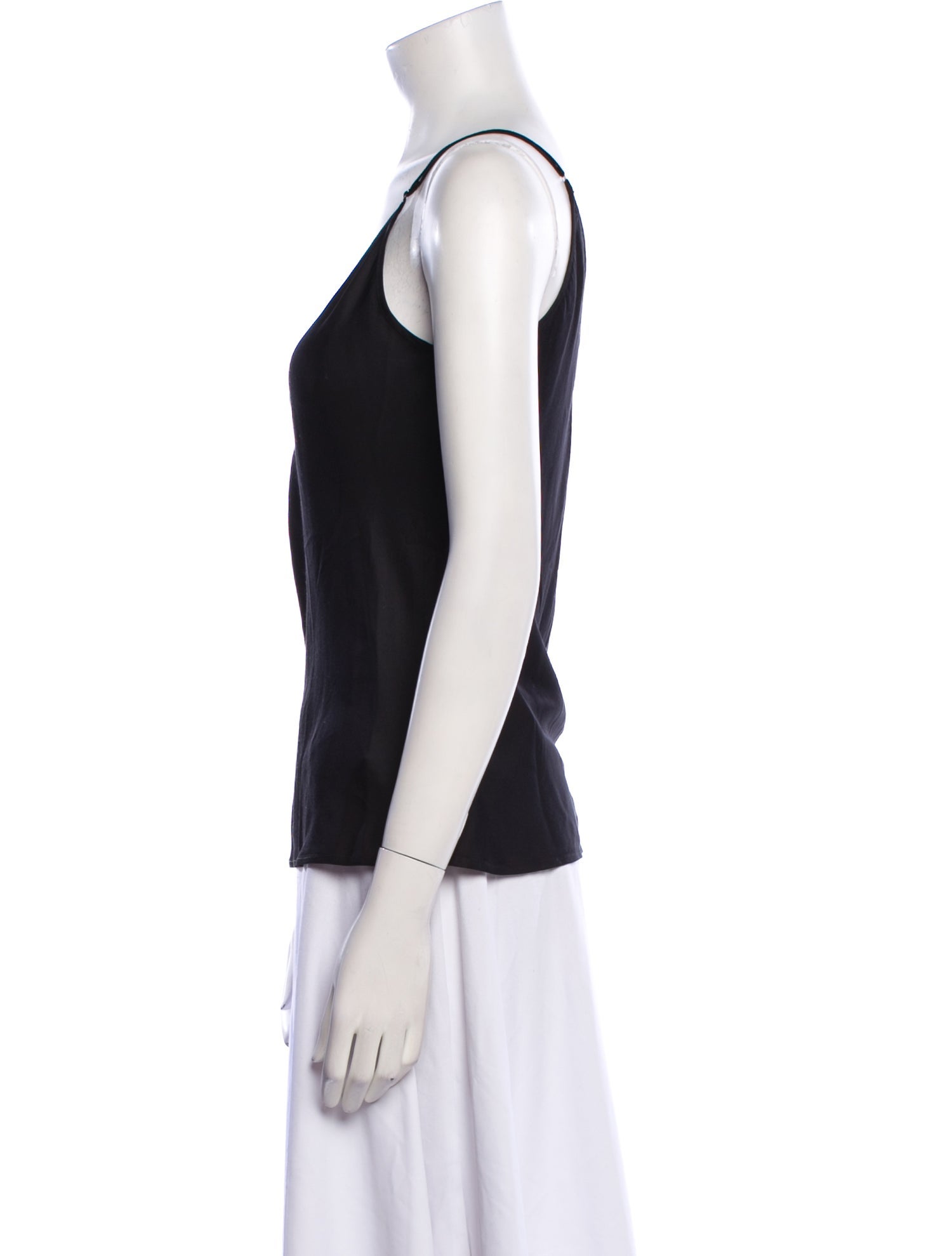L'Agence V-Neck Sleeveless Top