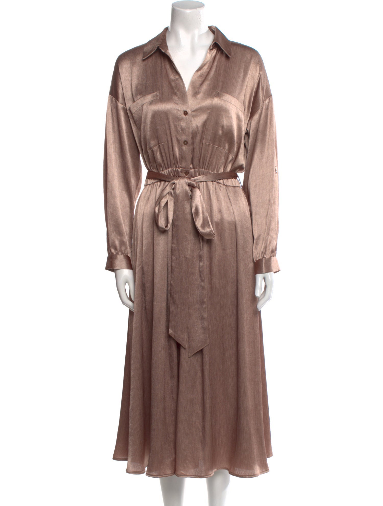 L'Agence Midi Length Dress