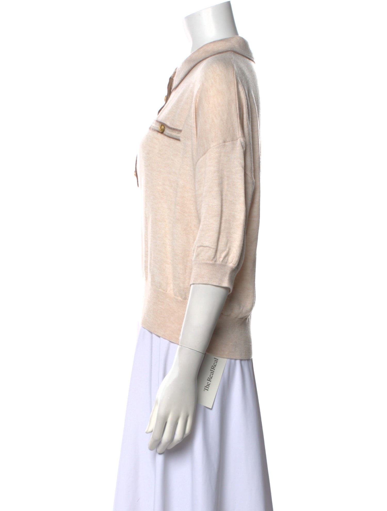 L'Agence Three-Quarter Sleeve Sweatshirt