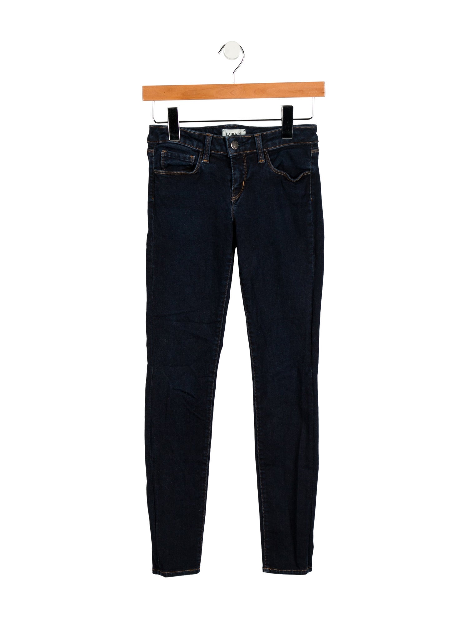 L'Agence Low-Rise Skinny Leg Jeans