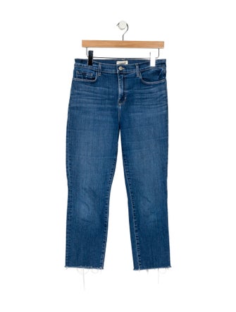 L'Agence Mid-Rise Straight Leg Jeans