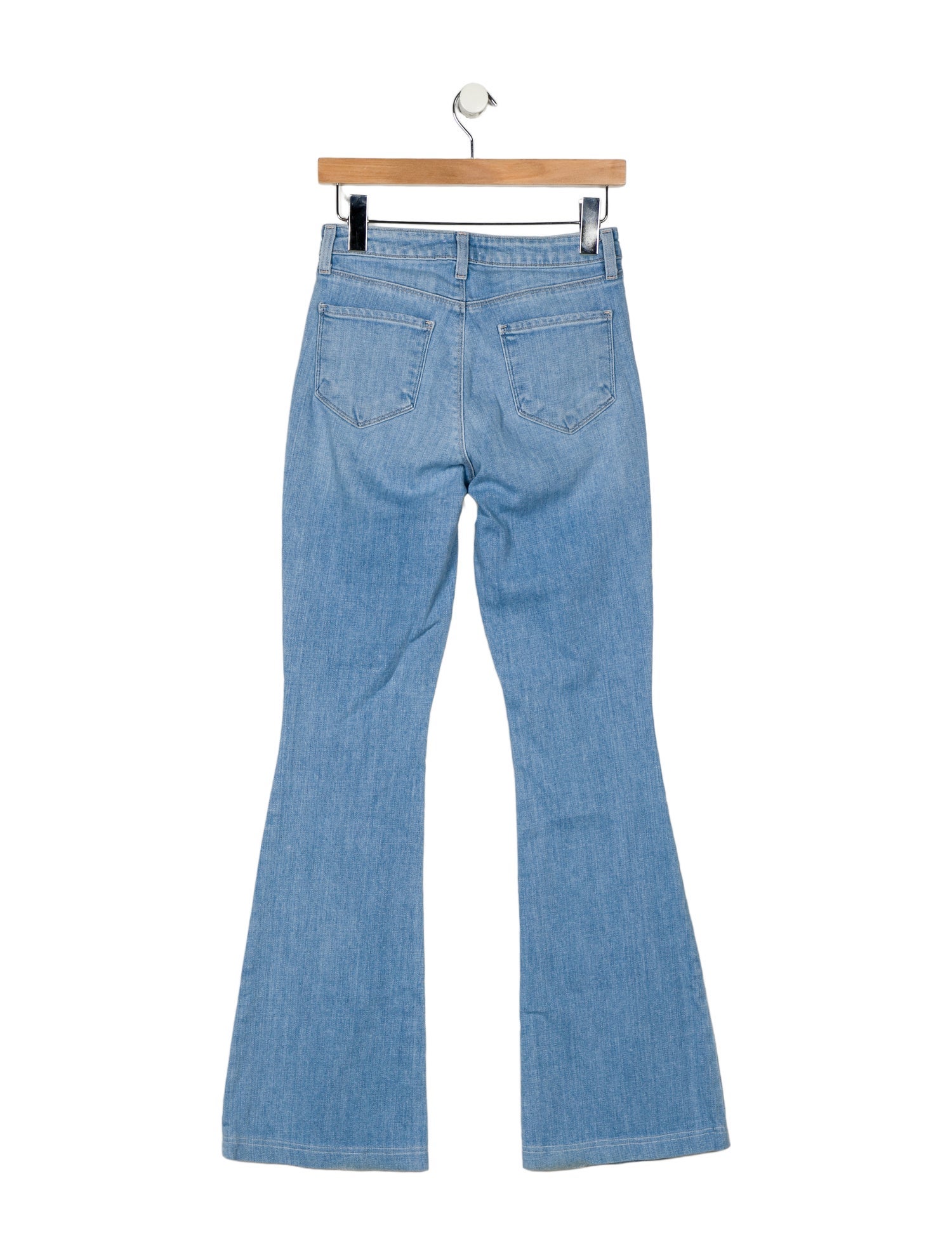 L'Agence Mid-Rise Wide Leg Jeans
