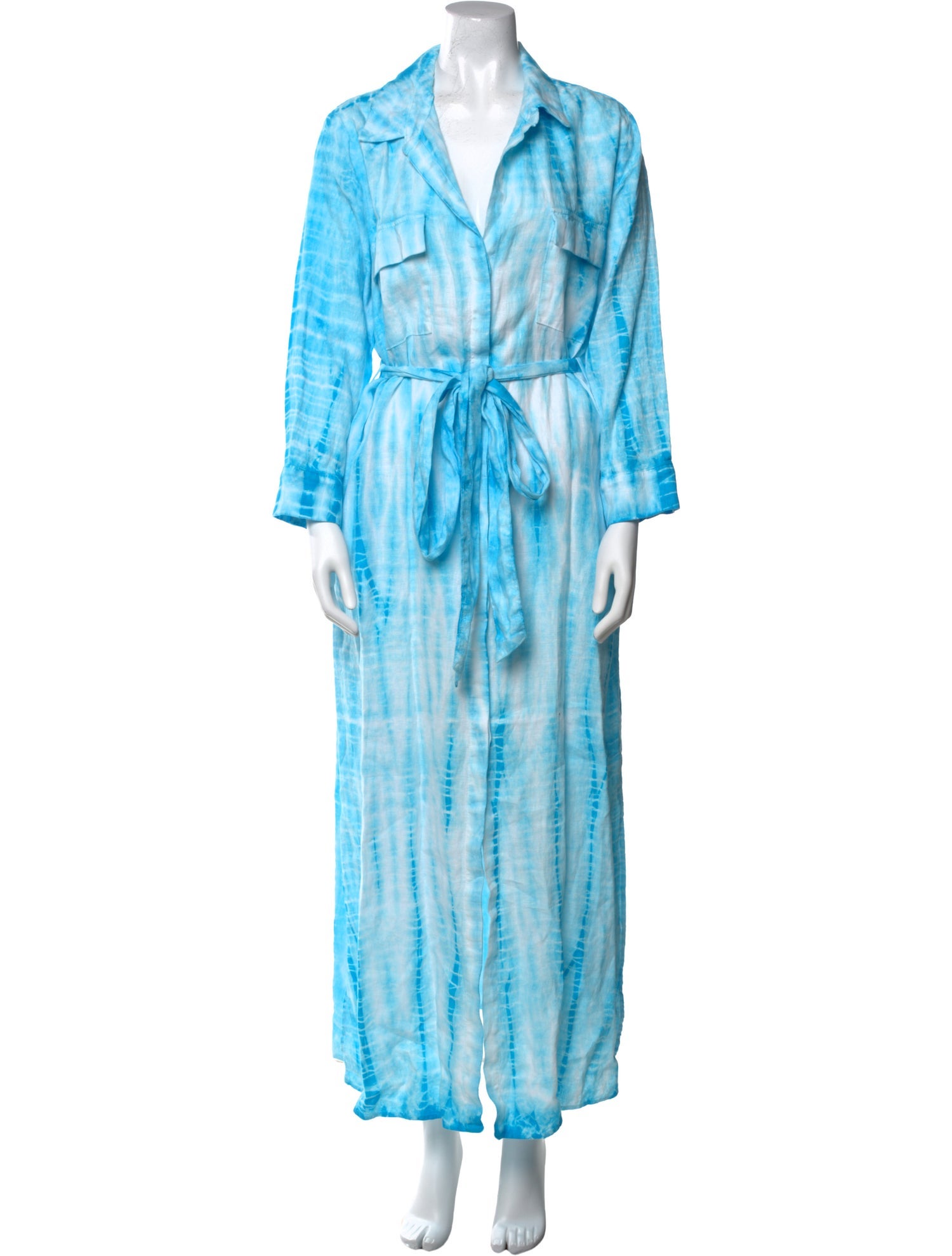 L'Agence Linen Long Dress w/ Tags