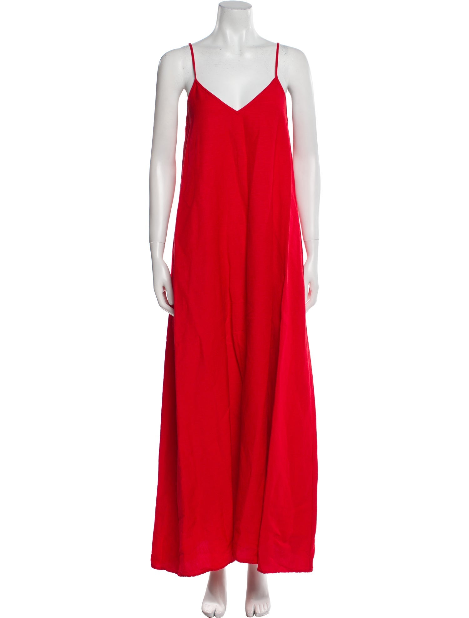 L'Agence Linen Long Dress