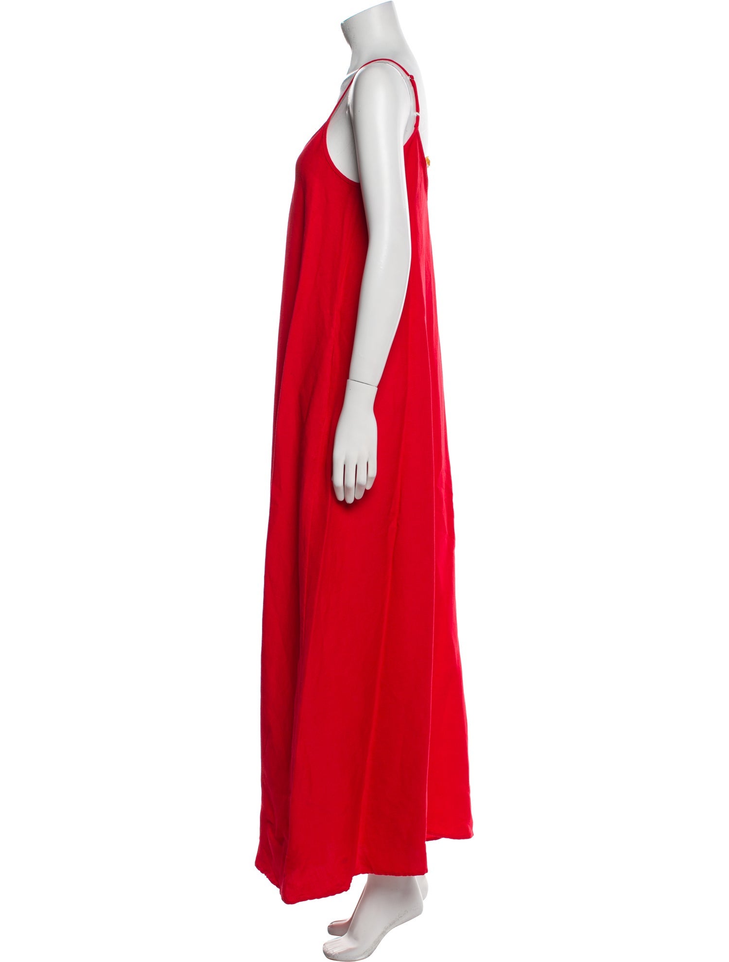 L'Agence Linen Long Dress