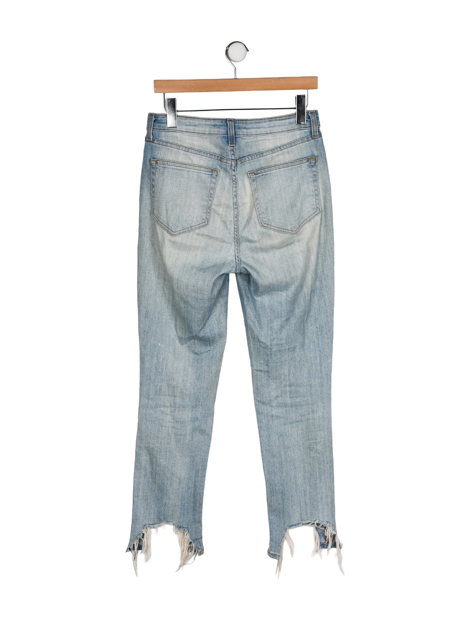 L'Agence Mid-Rise Straight Leg Jeans