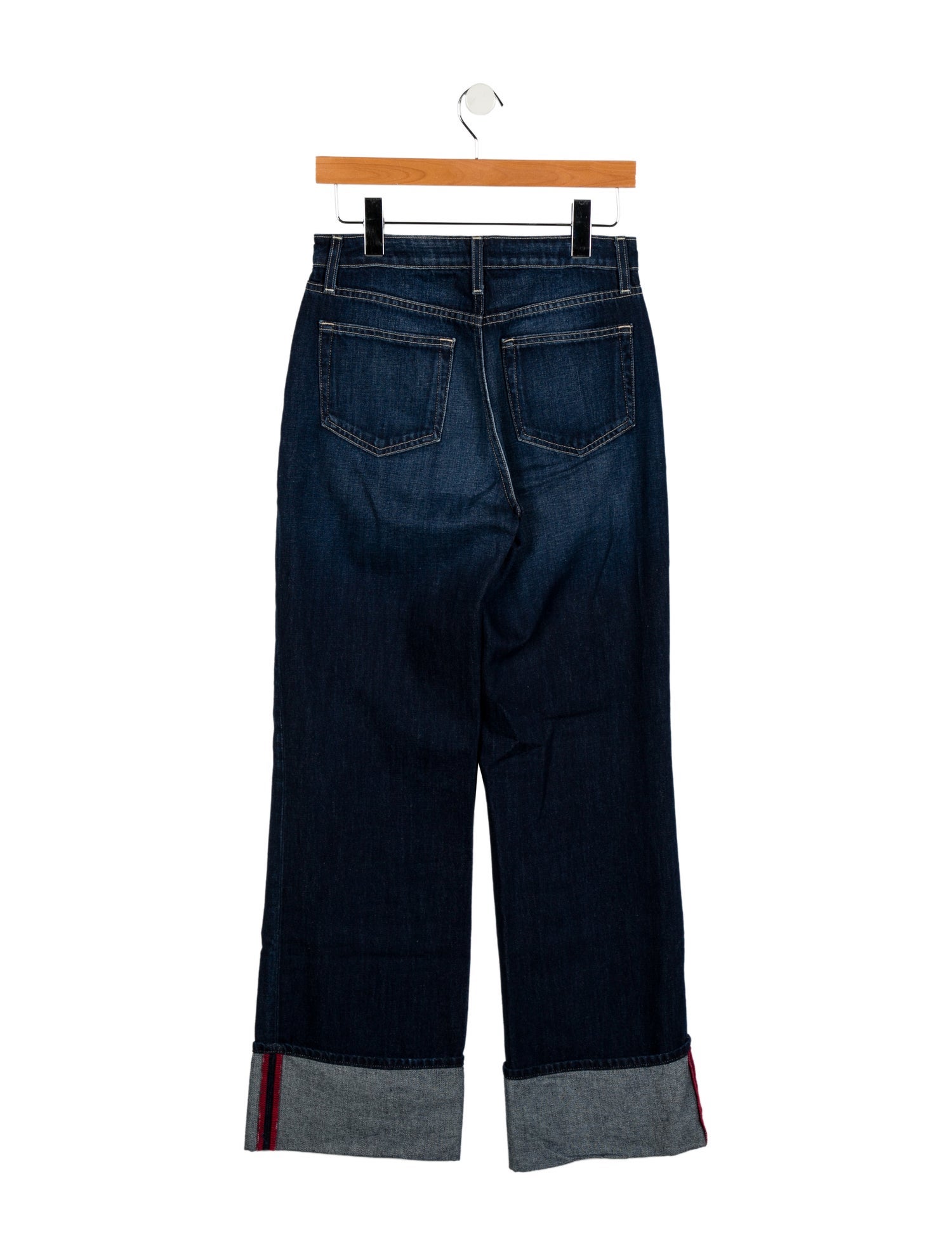 L'Agence Mid-Rise Wide Leg Jeans