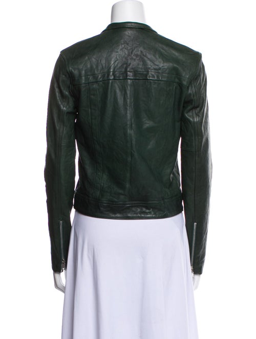 L'Agence Leather Biker Jacket