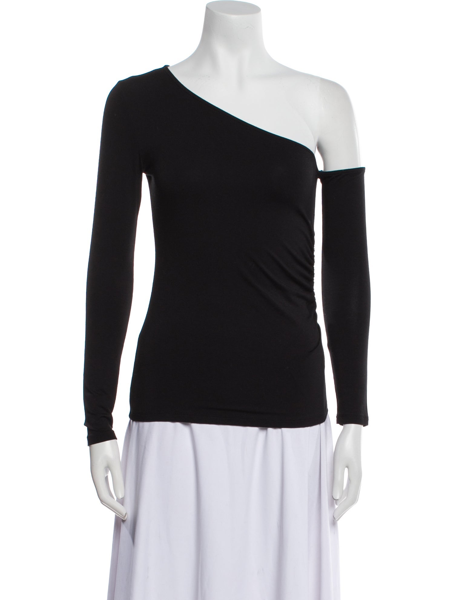 L'Agence One-Shoulder Long Sleeve Top w/ Tags