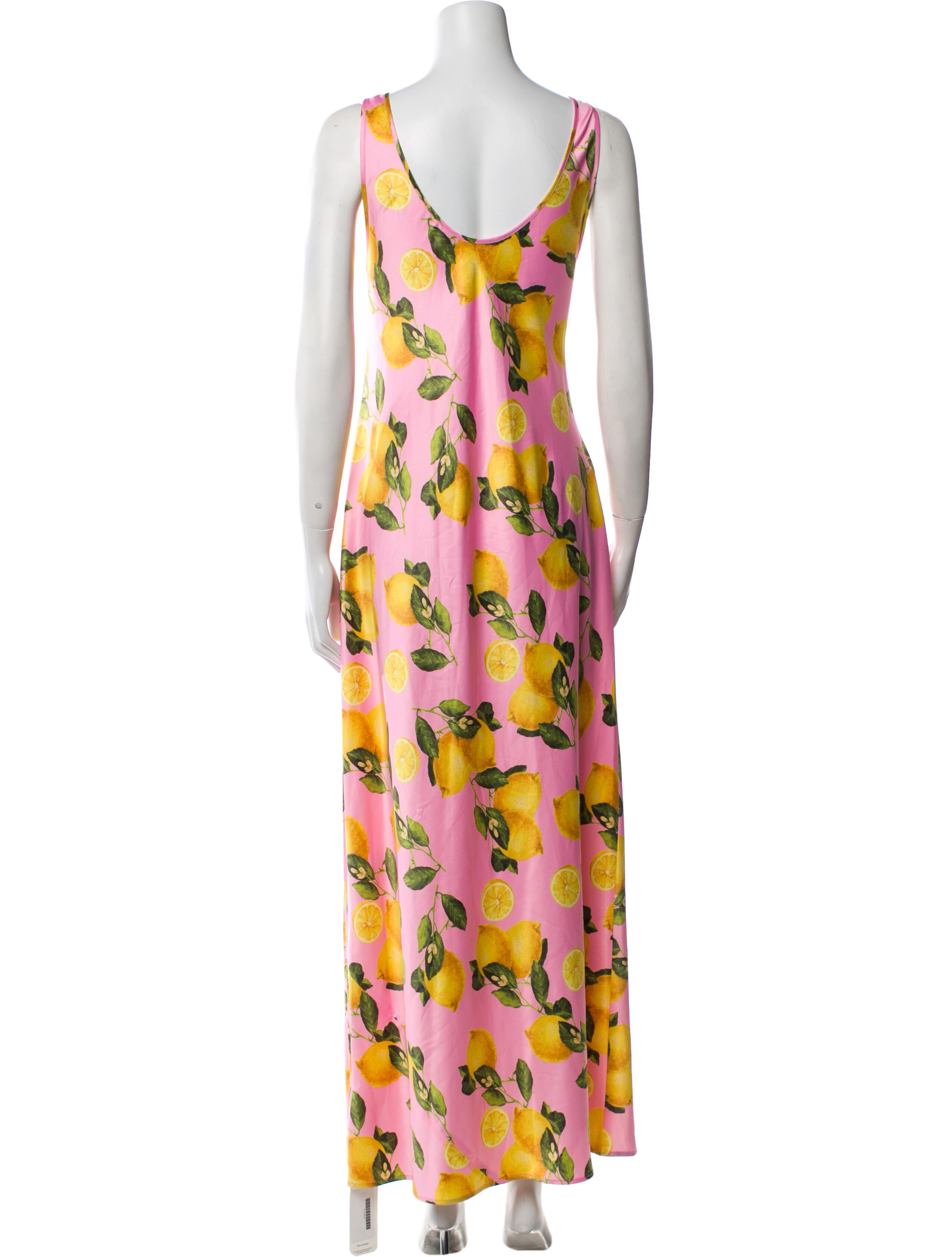 L'Agence Printed Long Dress
