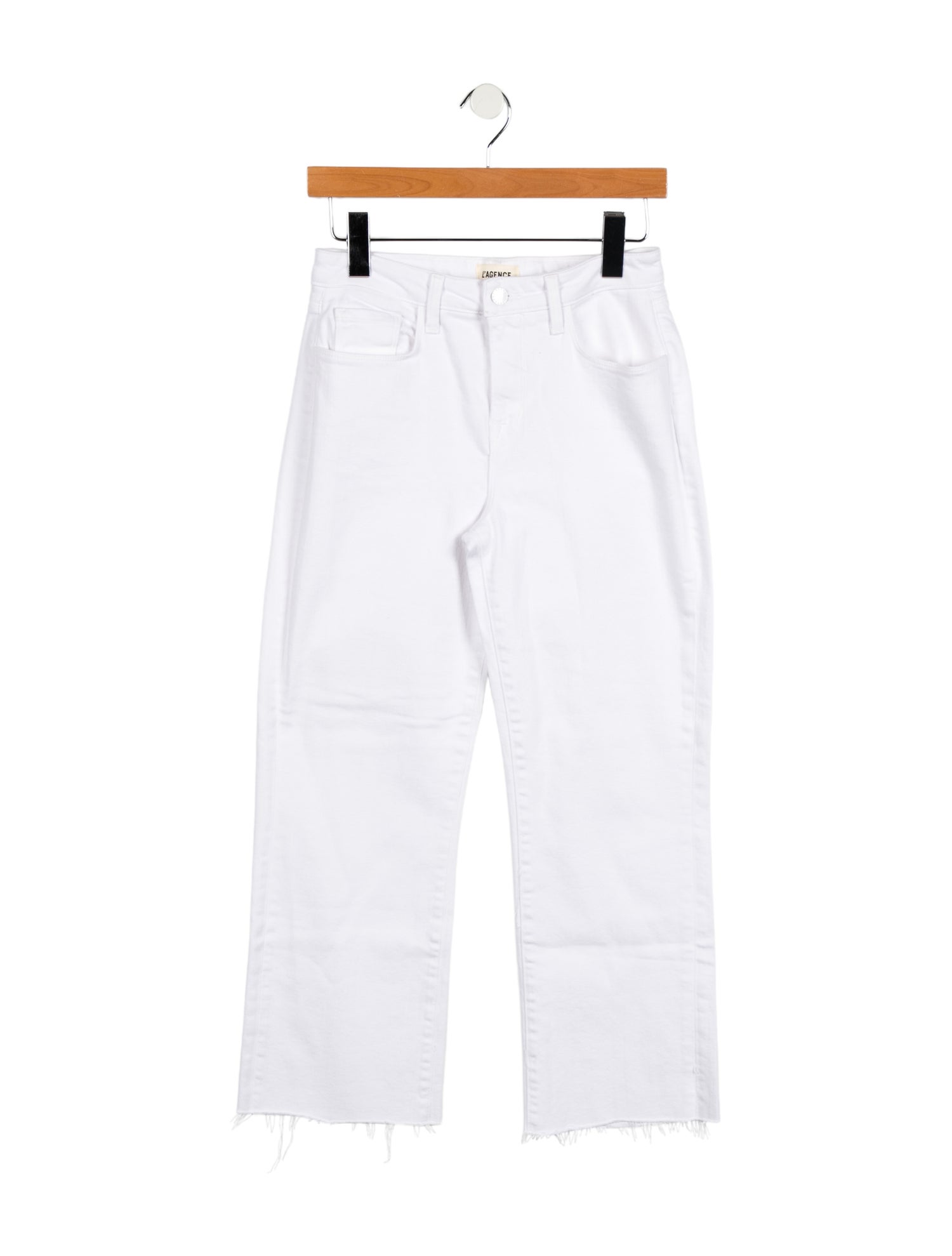 L'Agence Mid-Rise Straight Leg Jeans
