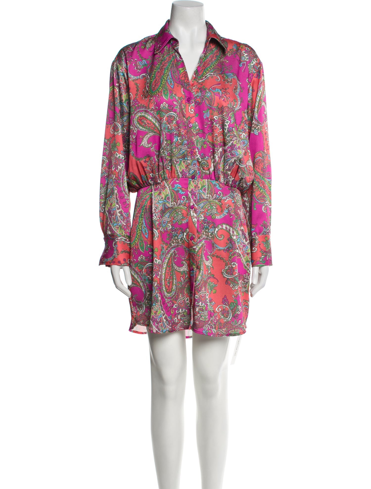 L'Agence Printed Mini Dress