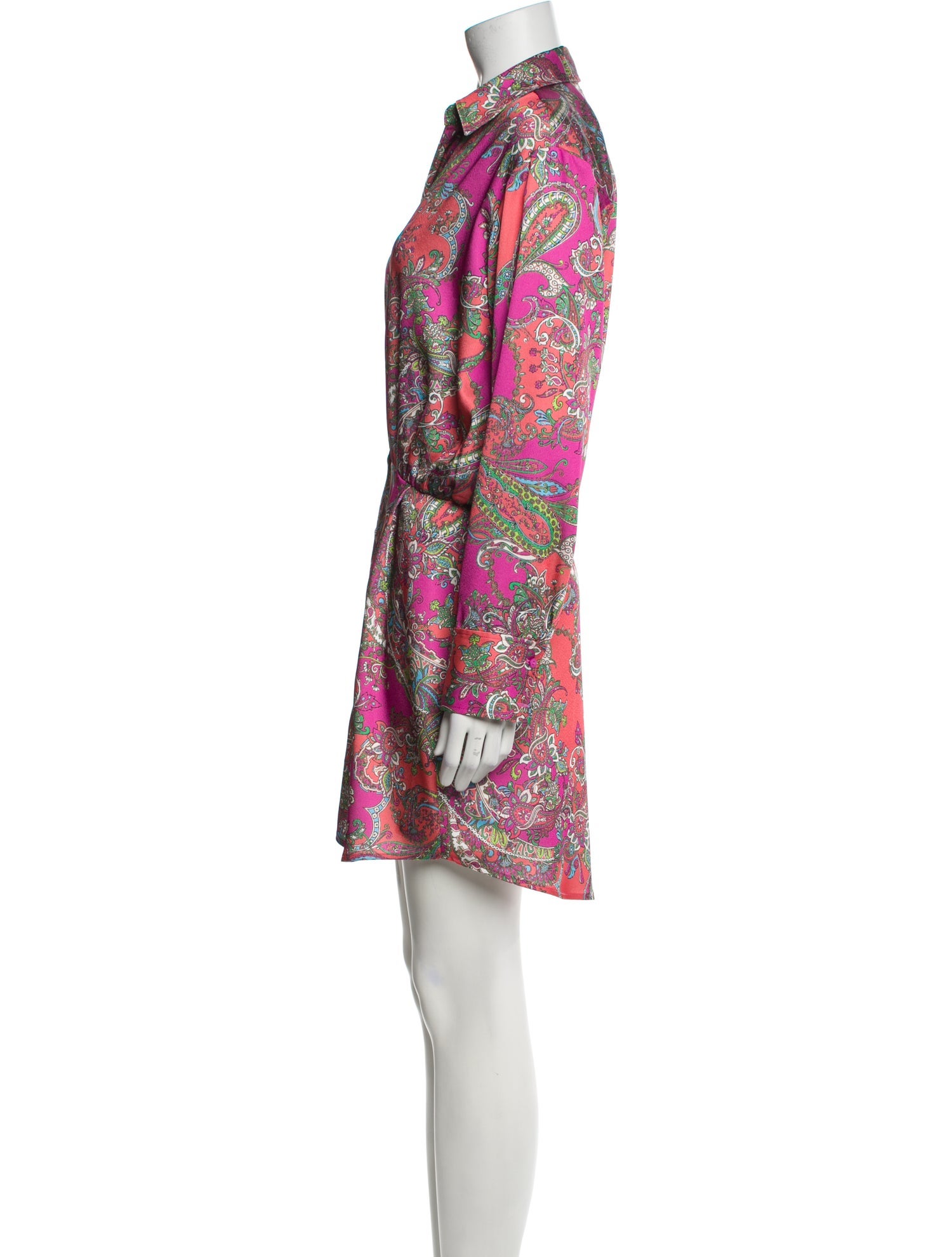 L'Agence Printed Mini Dress