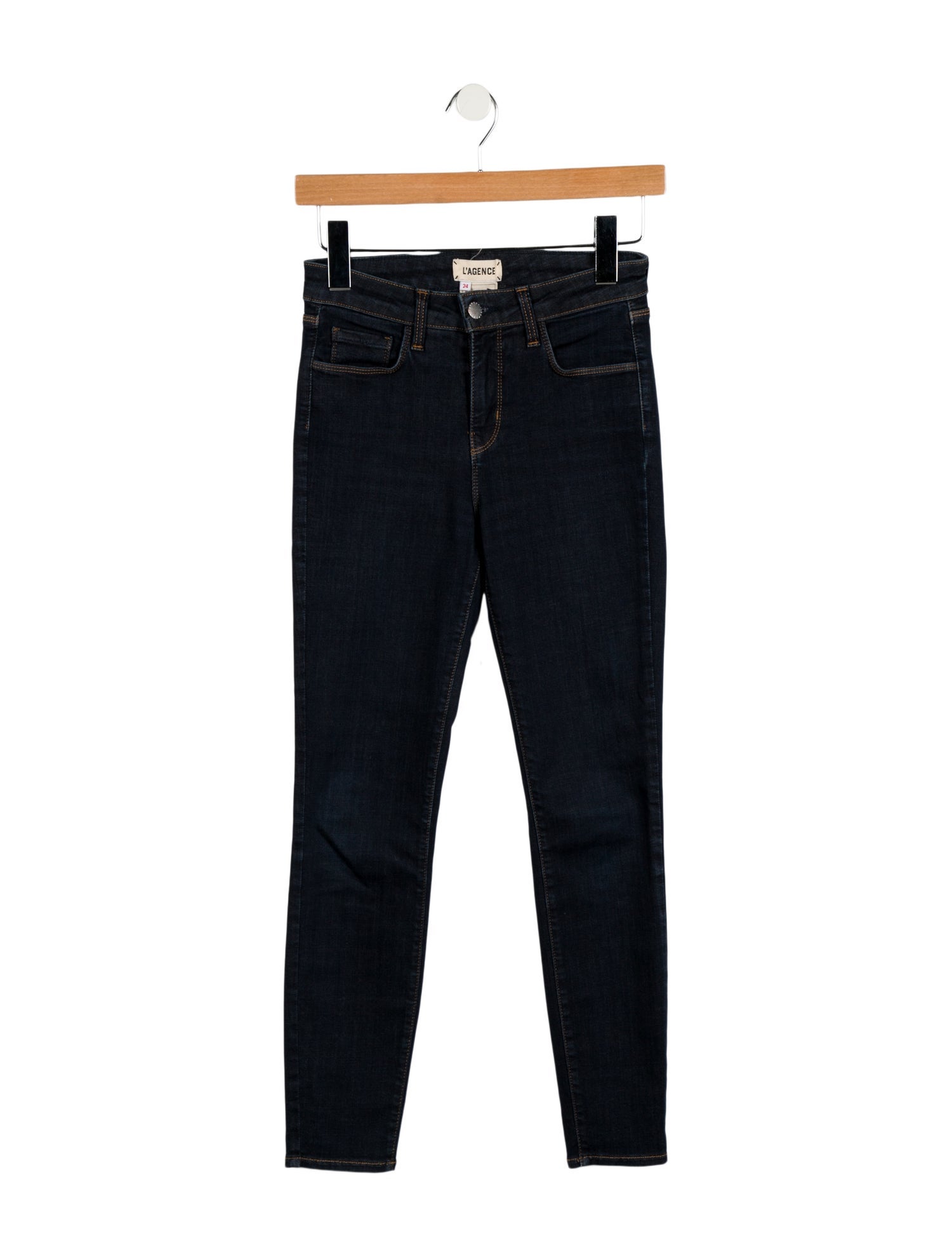 L'Agence Mid-Rise Skinny Leg Jeans