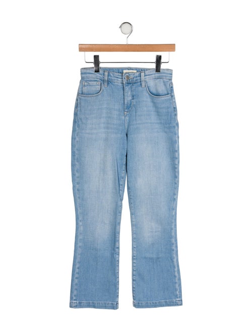 L'Agence Mid-Rise Straight Leg Jeans