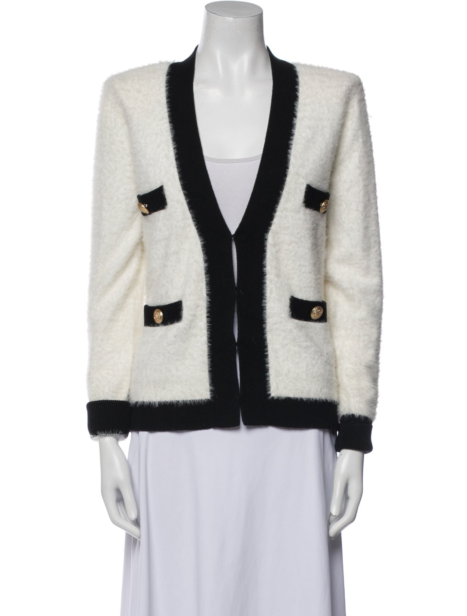 L'Agence Nylon Colorblock Pattern Blazer