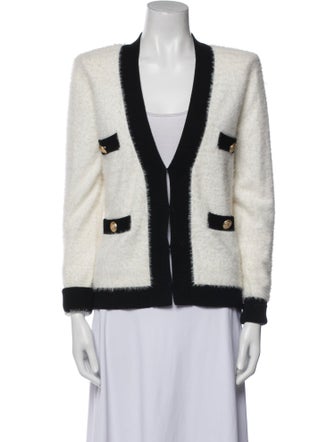 L'Agence Nylon Colorblock Pattern Blazer