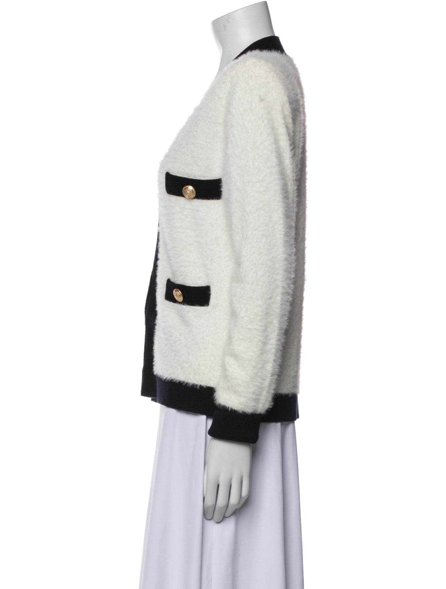 L'Agence Nylon Colorblock Pattern Blazer